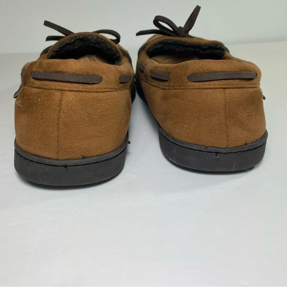 𝅺dearfoams Lined MOCCASIN Slippers - M (9/10). Ultimate Comfort.